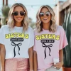 Trendy Coquette Sisters Shirt Custom Sister Gift Tee Shirts Cute Bumble Bee Girls Trip Shirt Aesthetic Unisex Sisters T Shirt or Sweatshirt 1 gm optimized