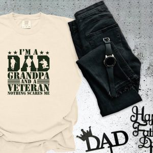 Veteran Dad Shirt Perfect Gift for Fathers Day 1