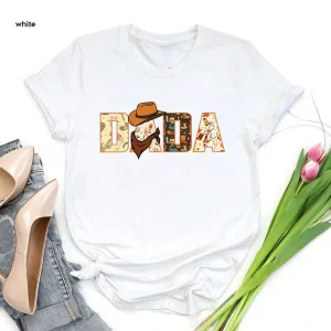 Western Cowboy Dada Shirt, Fathers Day Gift, Country Daddy Shirt, Western Dad T-shirt, Howdy Dad T-Shirt, Western Rodeo Dad Themed Birthday Gift