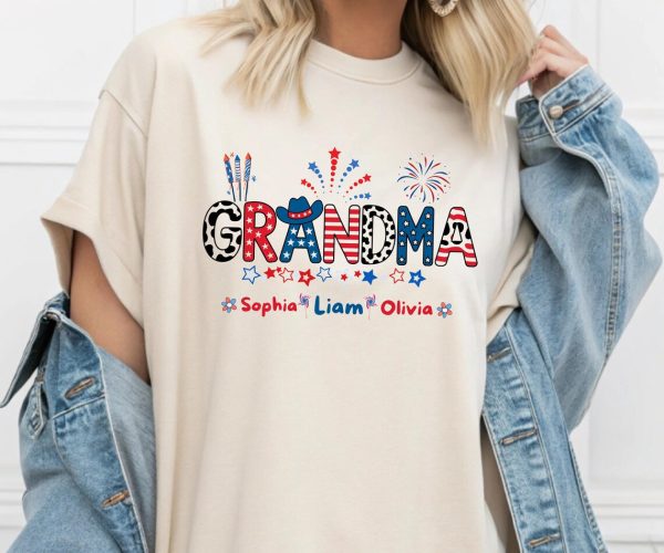 grandma 4th of july shirt 1