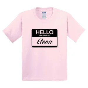 Hello My Name Is T-Shirt – Back To School Shirt – Kindergarten & Preschool Teacher Tee – First Day Of School Shirt – Student Gifts