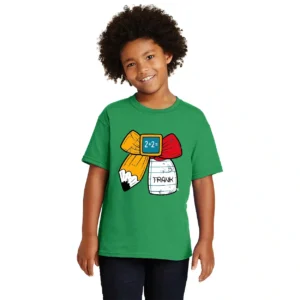 Personalized Back To School T-Shirt – Custom First Day of School Tee – Name Shirt for Kids – Back to School Gift