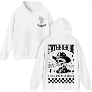 This Some Day I Rock It Skeleton Hoodie, Brings Humor And Style To Every Rocker Dad’s Wardrobe – Perfect For Father’s Day