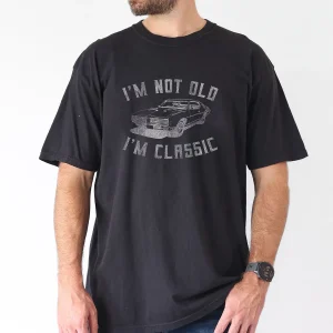 I'm Not Old I'm Classic T-Shirt – Funny Vintage Car Graphic Tee for Men & Women, Short Sleeve Retro Humor Shirt