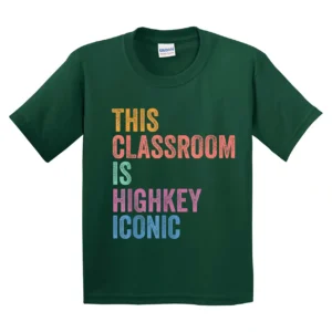 Gen Z Alpha Back To School This Classroom Is Highkey Iconic T-Shirt - Unisex, Gift for Youth, Back To School