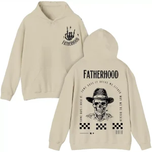 Fatherhood Hoodie, Dad, Funny Skeleton Dad Shirt, First Time Dad, Retro Fathers Day Shirt Gift for Husband, Cool Dad Club Hoodie