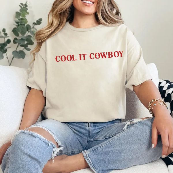 4th of July Shirt Cowgirl Baby Tee For Women Trendy Western Fashion Y2K 90s Country Coastal Cool It Cowboy Independence Day Fourth Tshirt 3