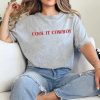 4th of July Shirt Cowgirl Baby Tee For Women Trendy Western Fashion Y2K 90s Country Coastal Cool It Cowboy Independence Day Fourth Tshirt 4
