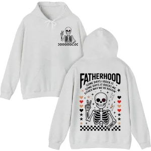Skeleton Dad Hoodie – Some Day I Rock It Father’s Day Gift, The Best Father's Day Gift