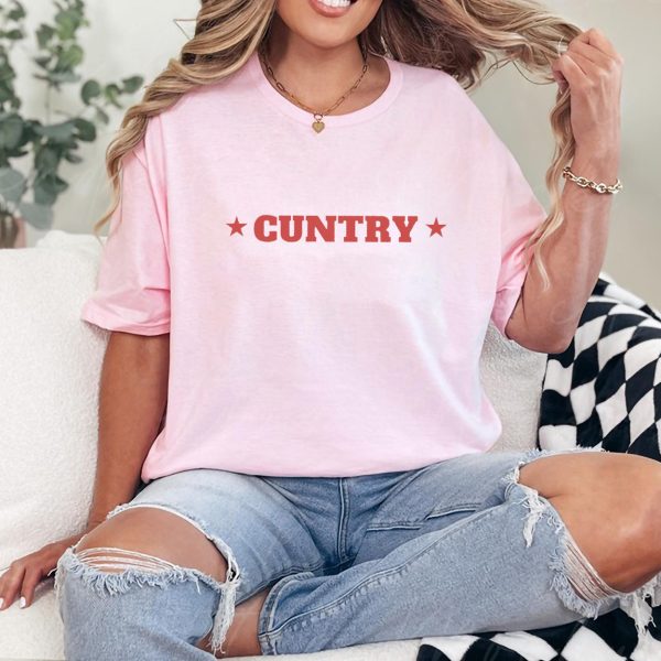 Cuntry Comfort Colors Shirt Country Shirt Country Gift Western Shirt Womens Rodeo Shirt Cowgirl Shirt Country Concert Music Festival 1