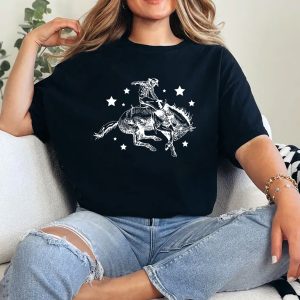 Original Cowboy Shirt – Western Rodeo T-Shirt – Vintage Country Graphic Tee – Gift for Cowgirls & Rodeo Fans – Classic Western Style Shirt