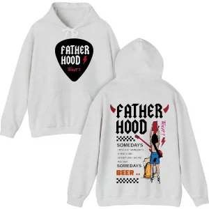 Dad, Some Days Rock It Hoodie, Some Day It Rocks Me, Either Way We're Rockin', Fatherhood Hoodie