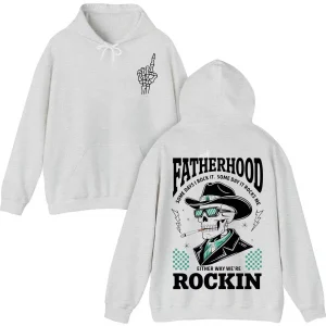 Dad Skeleton Hoodie – Some Day I Rock It Some Day It Rocks Me – Funny Father's Day Gift for Bonus Dad