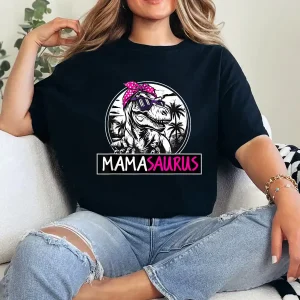 Mamasaurus T rex Dinosaur Funny Mama Saurus Mother's Family T-Shirt - Unisex, Gift for Halloween Day,  Gift for Mama
