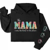 Personalized Mama Hoodie – Custom Mama  with Kids’ Names on Sleeve, Thoughtful Mother’s Day or Birthday Gift Idea