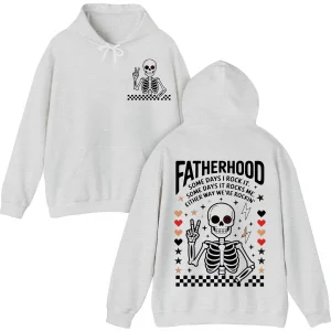 Skeleton Dad Hoodie – Some Day I Rock It Father’s Day Gift, The Best Father's Day Gift