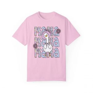 Brushstroke Mama Goose Shirt Trendy Floral Mama Goose T Shirt Mothers Day Shirt Retro Checkered Mama Tee Silly Goose Lover Gift 5 1