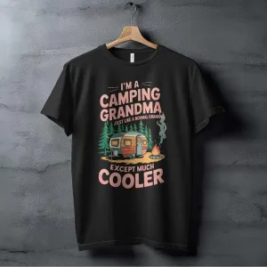 Camping Grandma T Shirt 1