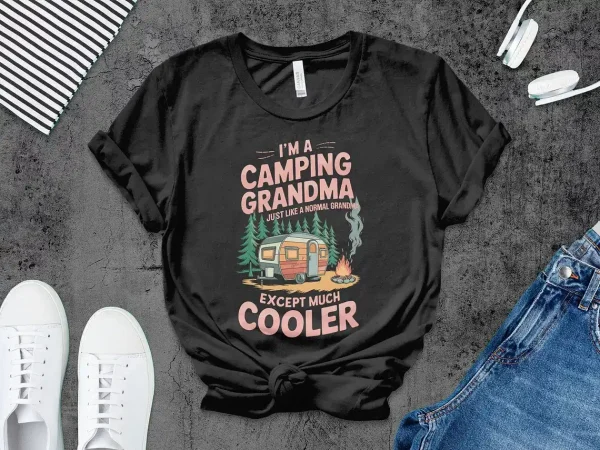 Camping Grandma T Shirt 3