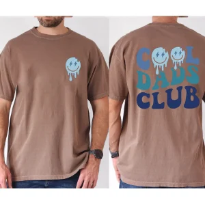 Cool Dad Club print tee shirt Tees for Men Casual Short Sleeve T shirt for summer 3