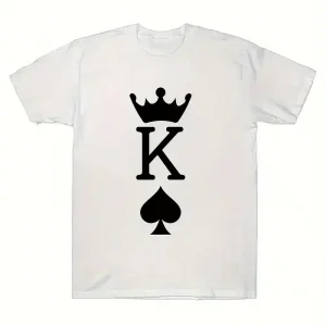 Couple Front Print T shirt 1