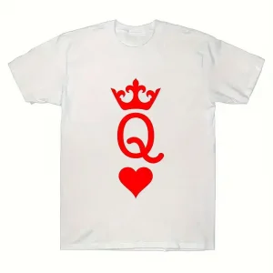 Couple Front Print T shirt 3