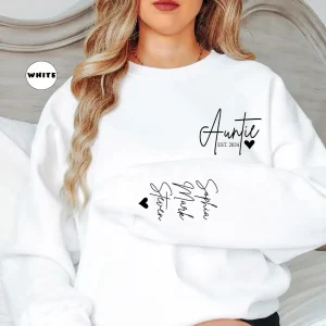 Custom Auntie Sweatshirt 1