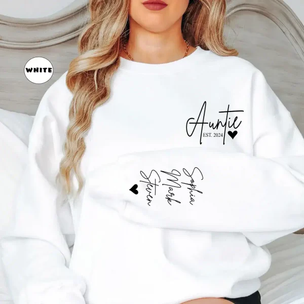 Custom Auntie Sweatshirt 1