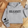 Custom Grammy with Grandkids Names on Sleeve Gift For Grammy Mothers Day Gift Personalized Grandma 1 1