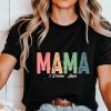 Custom Mama Shirt Mom Shirt With Names Personalized Mama T shirt scaled 1