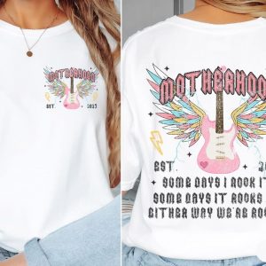 Custom Motherhood Comfort Colors ShirtMotherhood Some Day I Rock It ShirtTrendy Mom ShirtOversized Graphic TeeCool Mom ClubMom Life Tee 4 1
