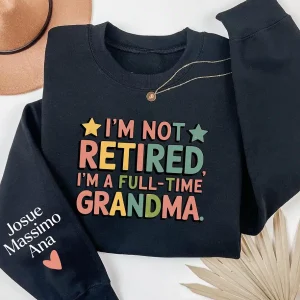 Custom Retired Grandma Sweatshirt 3