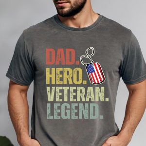 Dad Hero Veteran Legend Shirt 4