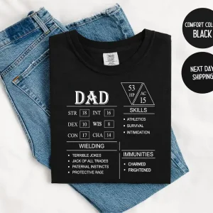 DnD Dad Shirt Block 3
