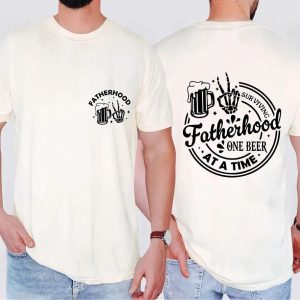 Fatherhood Front And Back Shirt 3