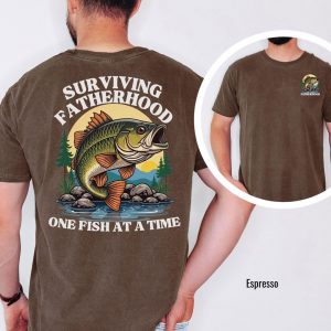 Fatherhood shirt Dad fishing 3