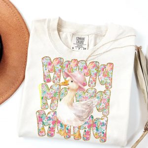 Floral Mama Goose, Mother's Day T-Shirt ? The Best Mother 's Day Gift