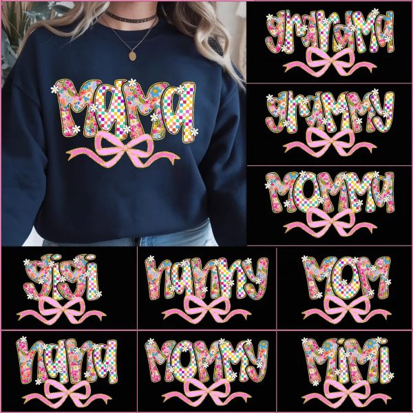 Floral Mama Png Preppy Mama Png Mama Flower Png Mama Png Retro Mama Png Mom Png Gift For Mama Png Aunt Nana Mimi Mothers Day Png 1 1