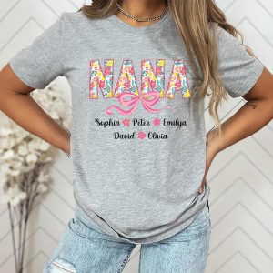 Floral Mimi T Shirt Mimi Floral Bow Coquette Mimi Mimi Floral Bow Mimi Groovy Mimi Bow Mothers Day Gift For Mimi Grandma Mom 4 1