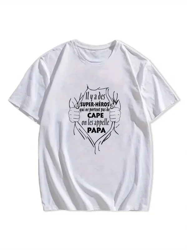 Fun French Crinkle Plus Size Mens T Shirt 2