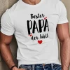 German World's Best Dad Men's Short Sleeve T-shirt Summer T-shirt Top 7 German World s Best Dad MenS Short Sleeve 2
