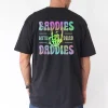 Groovy Baddies with the Dead Daddies Graphic T Shirt Adult Black Small Short Sleeve Cotton Blend Casual Style Machine Washable Casual Wear Trendy Casual Style Stretchy Fabric 2