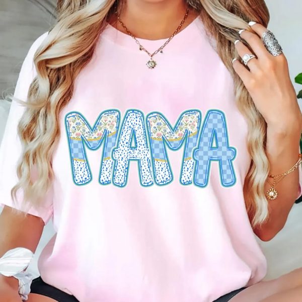 Mama Floral Bundle png Blue Floral Grandma Flower Png Preppy Mama Png Retro Mama Flower Mothers Day png Hand Lettered Mothers Day 3 1