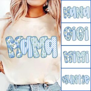Vintage Grandma, Mama, Nana, Gigi, Mimi Shirt Design ? Perfect Gift for Mother's Day