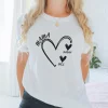 Mama Shirt Personalised Shirt Mum T Shirt Custom Grandma Tee Heart Tshirt New Grandma Gift