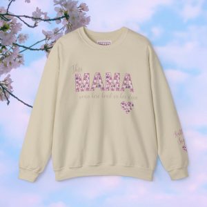 Mama Sweatshirt with kid name Personalized Mom Sweater Mommy Shirt Gift for Mothers day Shirt for Mom Mama Crewneck 2