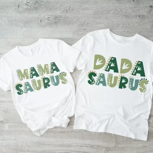 MamaSaurusDadaSaurus Tees 1