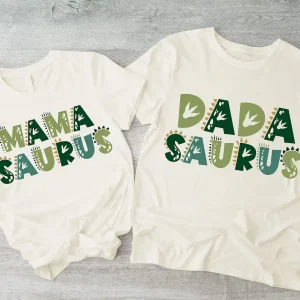 MamaSaurusDadaSaurus Tees 4