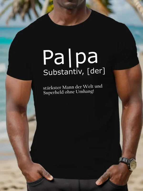 MenS FatherS Day Casual Black 3