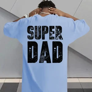 MenS Super Dad Graphic Tee 3